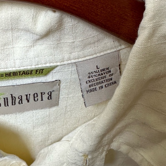Cubavera “Azucar” Restaurant & Bar Shirt –Size Large linen blend - Picture 6 of 14